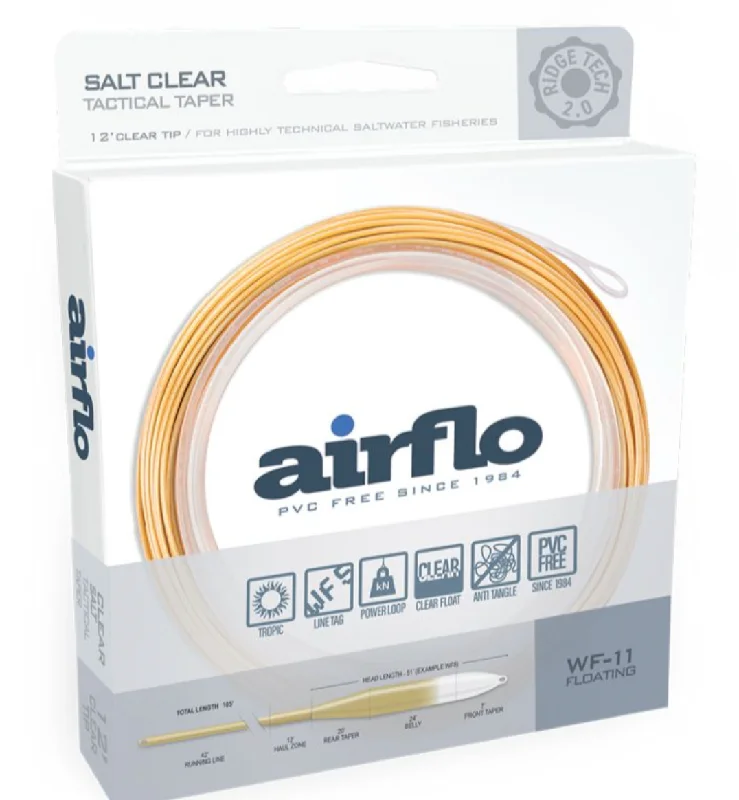 Airflo Superflo Ridge 2.0 Flats Tactical - 12 ft Clear Tip