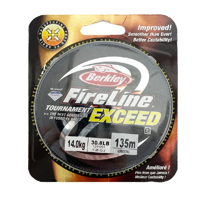 Berkley Fireline Tournament Exceed 135m Braid Crystal