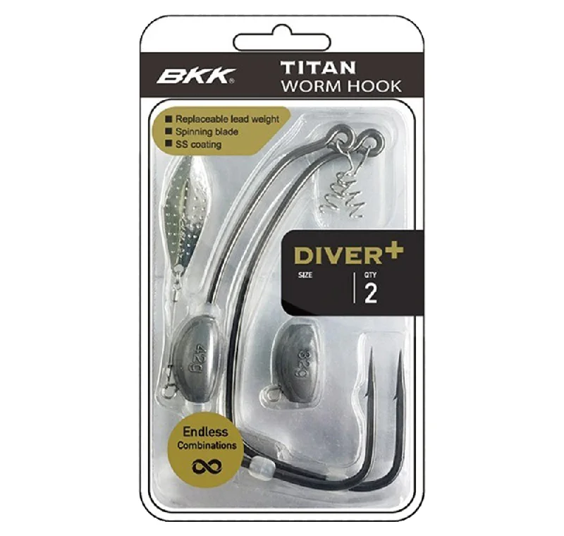 BKK Titan Diver+ Worm Hooks