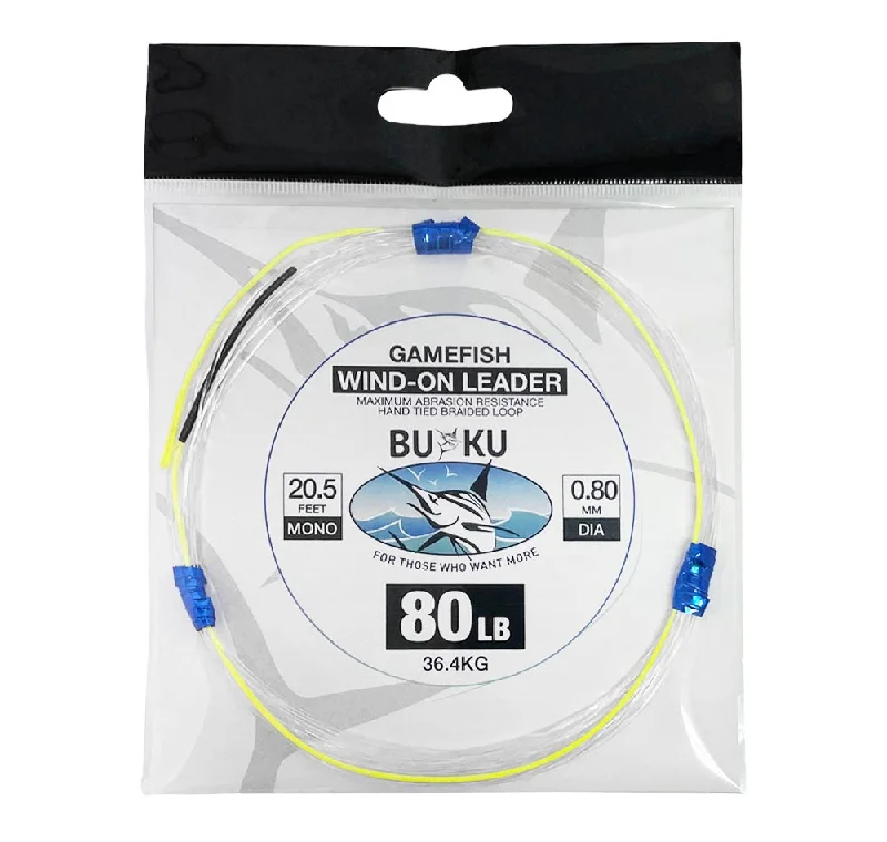 Buku Gamefish Monofilament Wind-On Leader 20.5ft