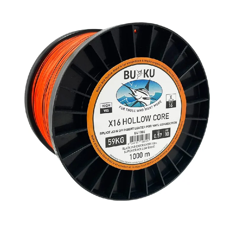 Buku X16 Hollow Core Braid 1000m