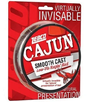 Cajun Line Smooth Cast Low Vis Red 330yd 12lb