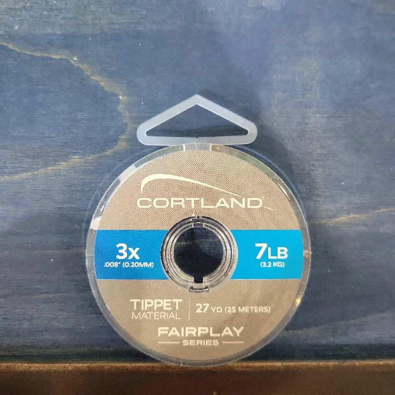 Cortland Fairplay Tippet Material 3x 7lb 27yd