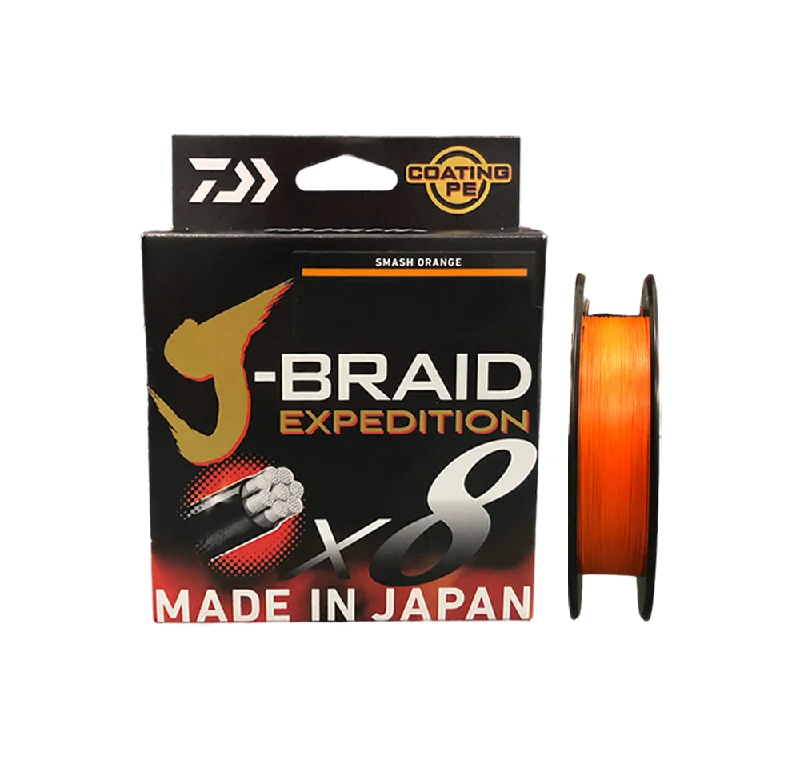 Daiwa J-Braid Expedition X8 Smash Orange