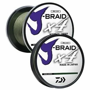 Daiwa J-Braid x4 Braided Line 3000 Yard Spool