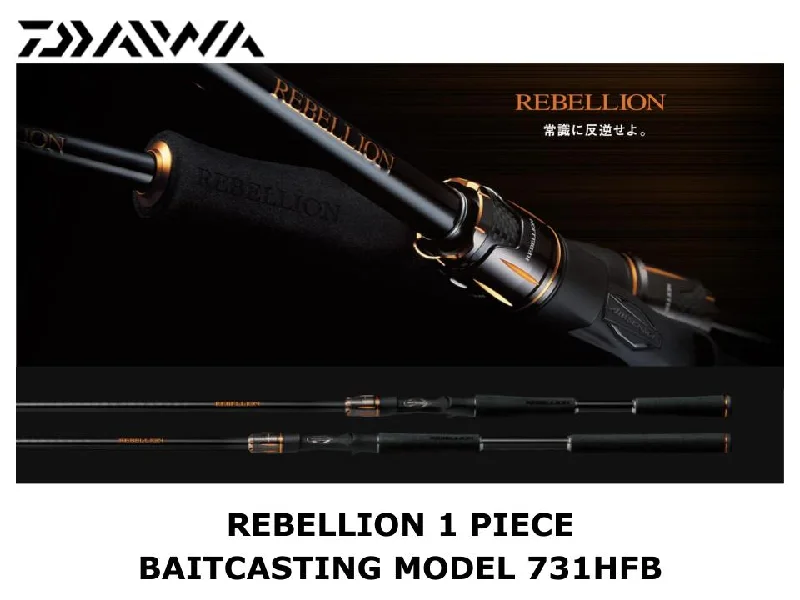 Daiwa Rebellion 1 Piece Baitcasting Model 731HFB