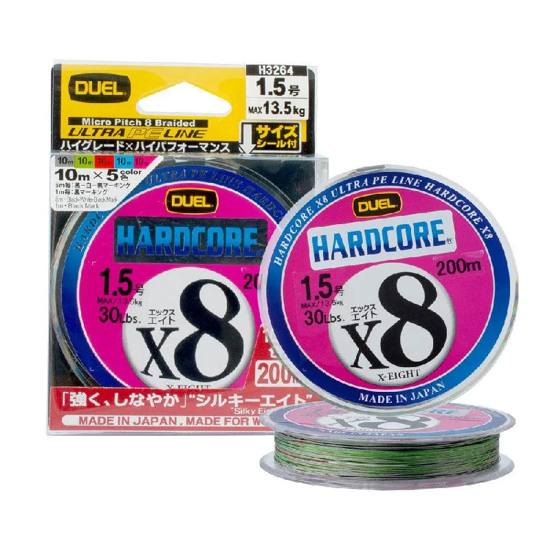 Duel Hardcore x 8 Ultra PE Braid Fishing line