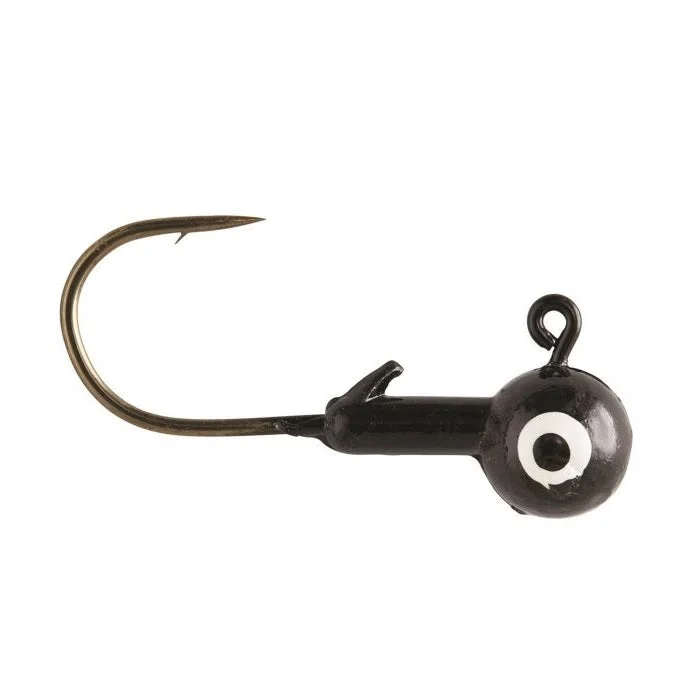 Eagle Claw Ball Jig Head 1/16 10ct Black