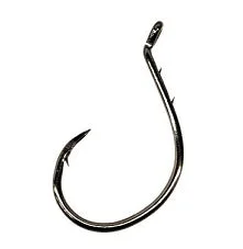 Eagle Claw Circle Bait Black Nickle Hook 10ct Size 2/0