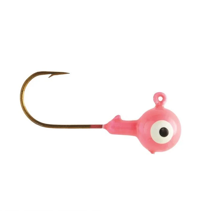 Eagle Claw Ball Jig Head 1/8 10ct Pink