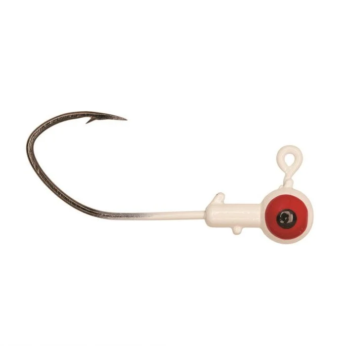 Eagle Claw Pro-V Ball Jig Head 1/8 10ct White