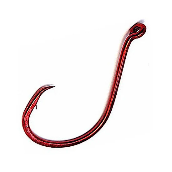 Gamakatsu~023 Octopus Hooks Offset Point Red