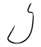 Gamakatsu Deep Throat Wide Black Hook Size 2/0 6ct