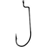 Gamakatsu Offset Worm Hook Black Size 3/0 100ct