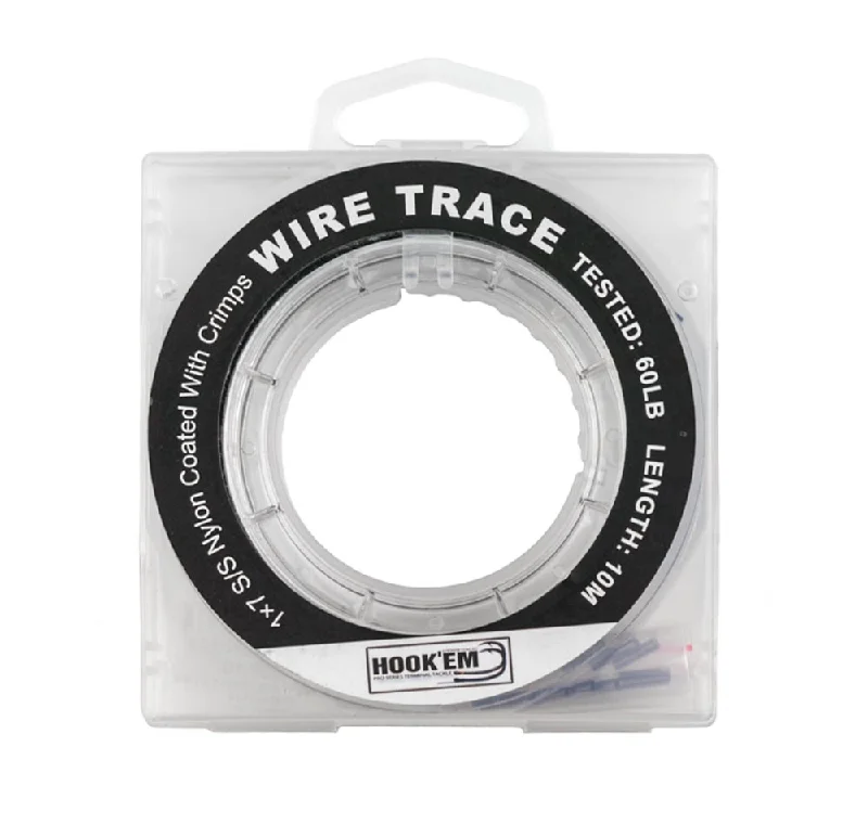 Hook'em Stainless Steel 7 Strand Wire Trace 10m