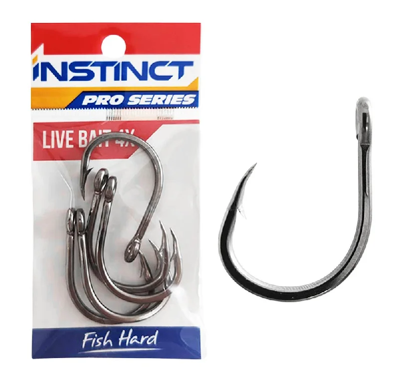 Instinct Pro Series Live Bait 4X Hooks