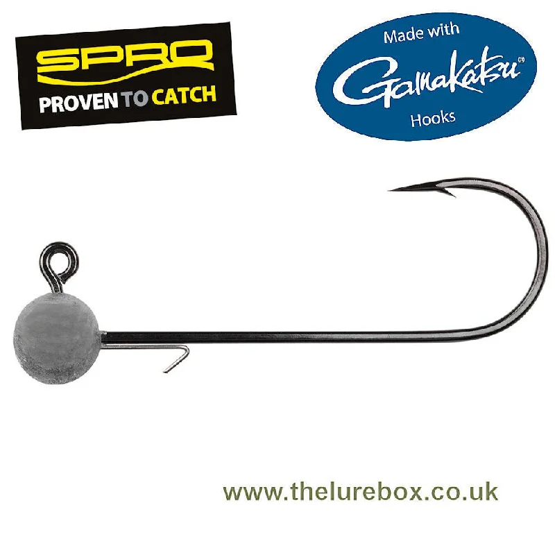 SPRO Gamakatsu Jig 90 HD Round Jighead Black Nickel Hook - 6/0