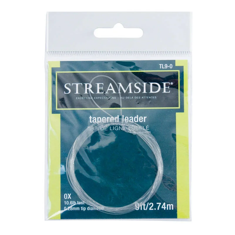 Streamside Tapered Leader 4x 5lb .20mm Tip Dia. 9ft