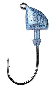 Strike King Squadron Swimbait Jig Head 3/4oz 3ct Blue Glimmer