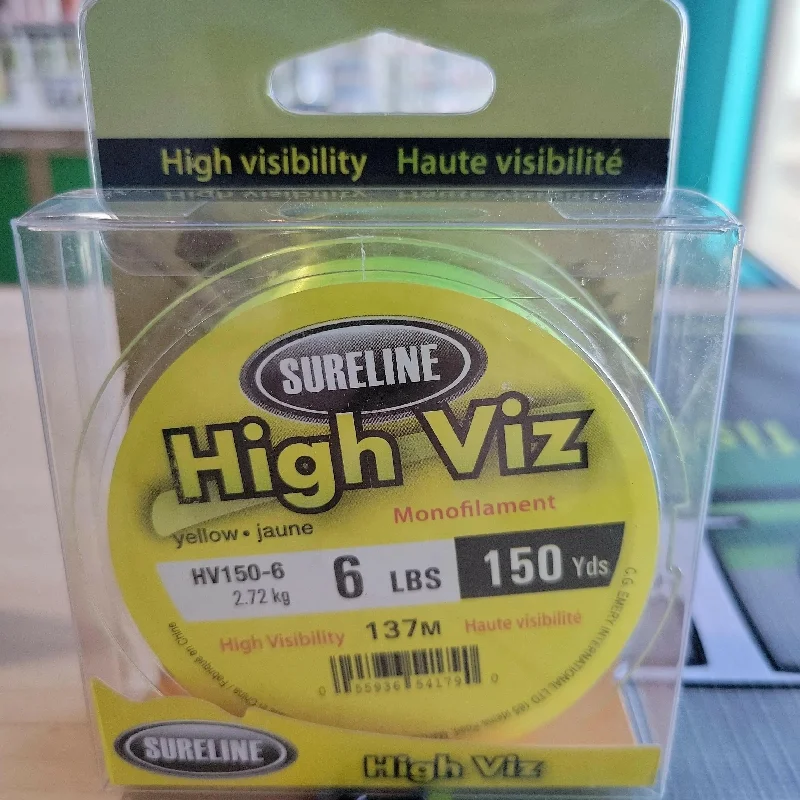 Sureline High Viz Monofilament Line 6lb 150yds