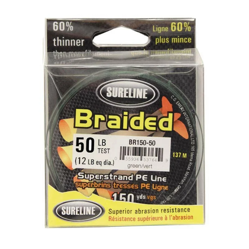 Sureline Braided Line Green 150yds