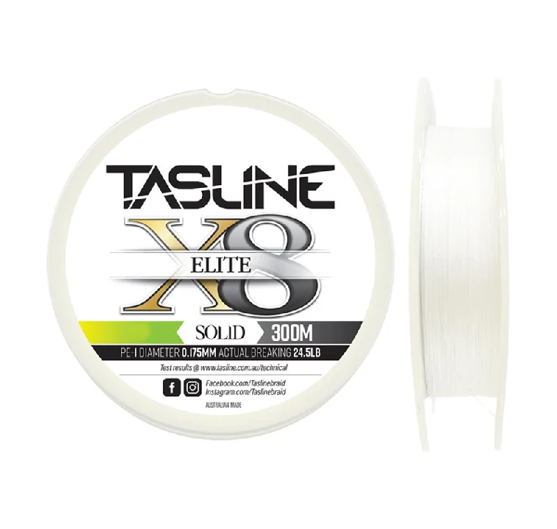 Tasline Elite White X8 Braid