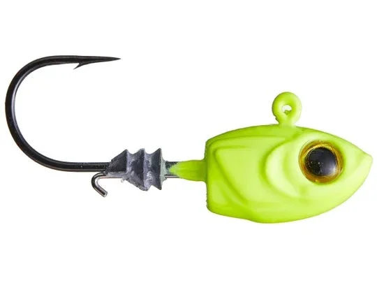 Z-MAN Micro Shad HeadZ 1/32oz Chartreuse 4pk