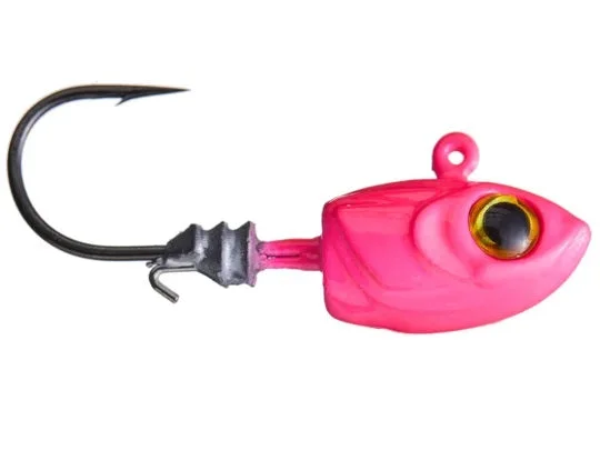 Z-MAN Micro Shad HeadZ 3/16oz Pink Glow 4pk