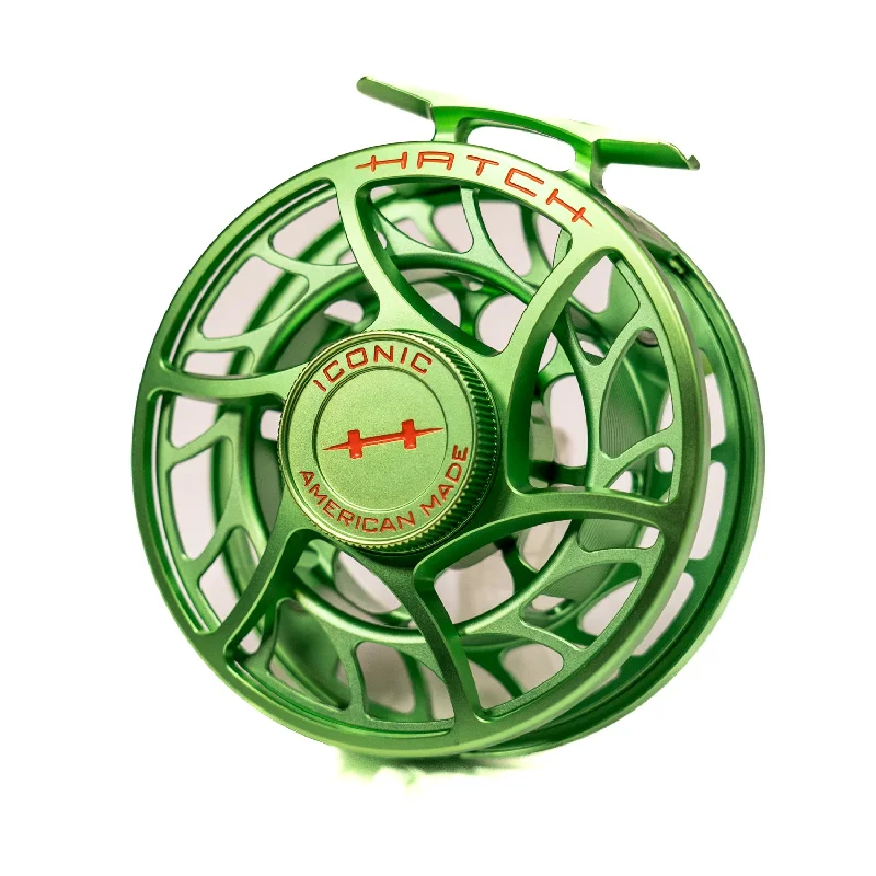 Hatch 2024 Custom Iconic Fly Reel - Martian Green